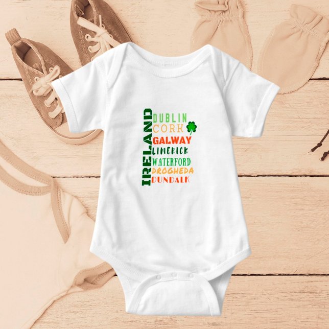 IRELAND SUBWAY ART BABY BODYSUIT (Creator Uploaded)