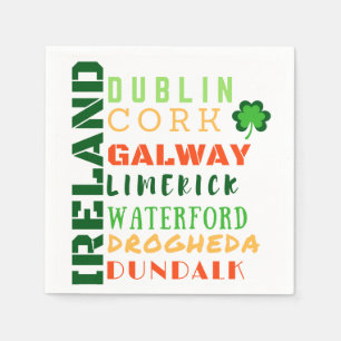 IRELAND SUBWAY ART NAPKIN