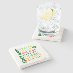 IRELAND SUBWAY ART STONE COASTER