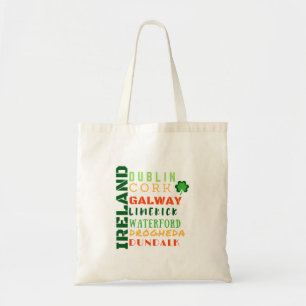 IRELAND SUBWAY ART TOTE BAG