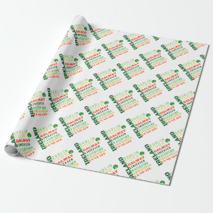 IRELAND SUBWAY ART WRAPPING PAPER