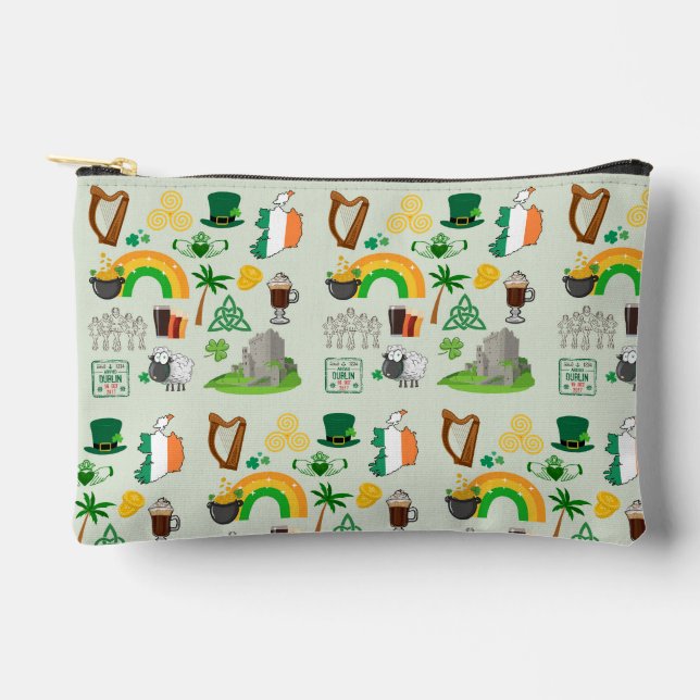  Ireland Symbols Accessory Pouch (Front)