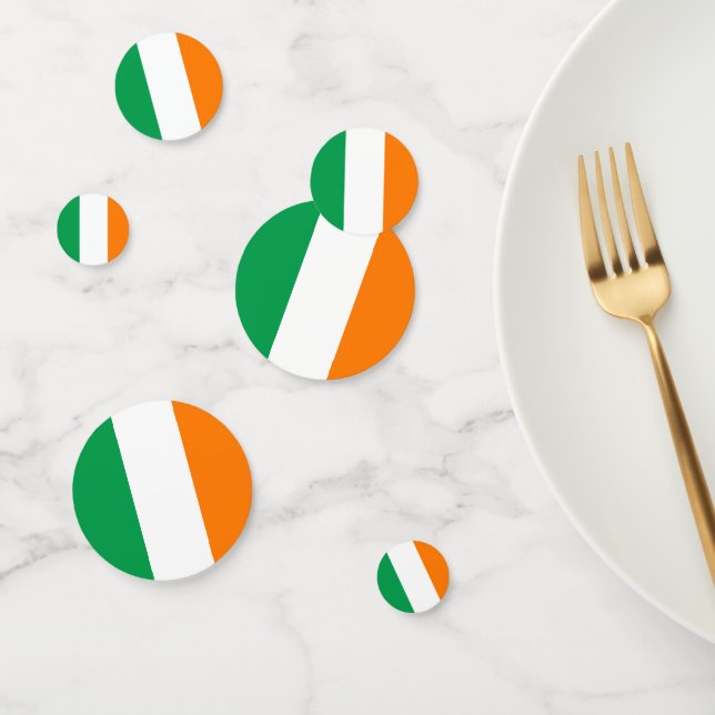 Ireland table confetti, St. Patrick's, Irish Flag Confetti (Group)