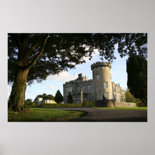 Ireland, the Dromoland Castle side entrance. Poster