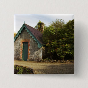 Ireland, the Dromoland Castle walled garden 15 Cm Square Badge