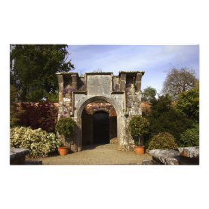 Ireland, the Dromoland Castle Walled Garden Photo Print
