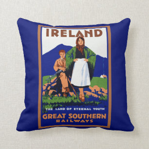 Ireland ~ The Land of Eternal Youth Cushion