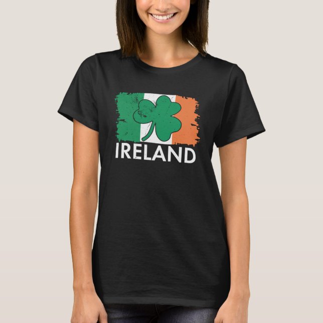 Ireland USA America Irish Gaelic American  6 T-Shirt (Front)