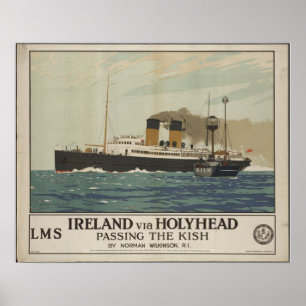 Ireland Vintage Travel Poster Ad Retro Prints