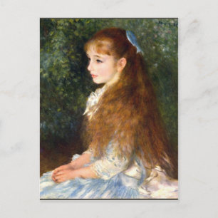 Irene Cahen d Anvers by Pierre Renoir Postcard