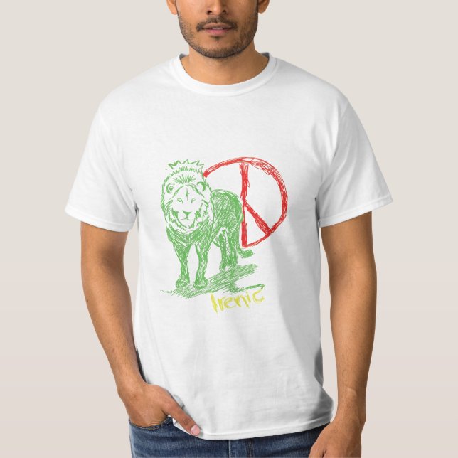 Irenic Rasta Lion T-Shirt (Front)