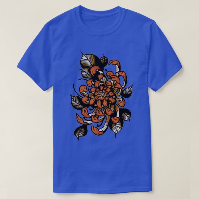 Irezumi Flower T-Shirt (Design Front)