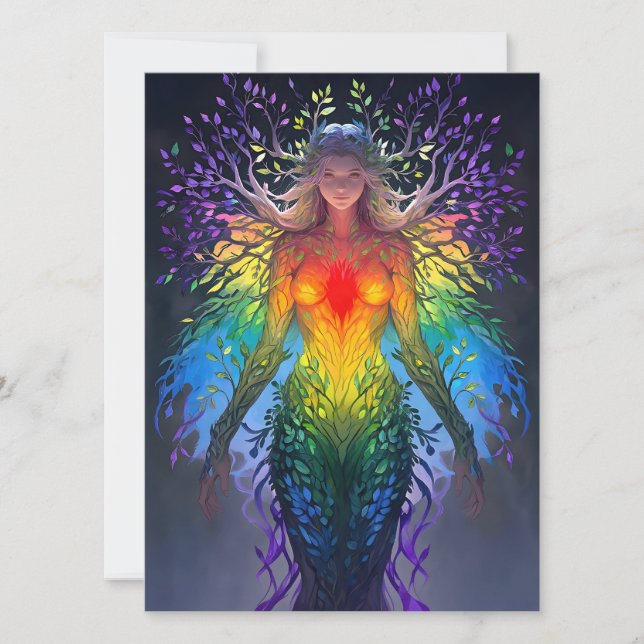 “Iridesca” -  Keeper of Colours Holiday Card (Front)