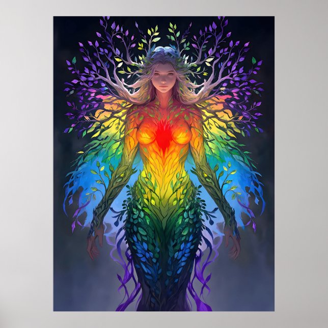 “Iridesca” -  Keeper of Colours Poster (Front)