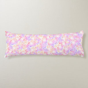 Iridescence Pink Lavender Brilliant Crystal Body Cushion