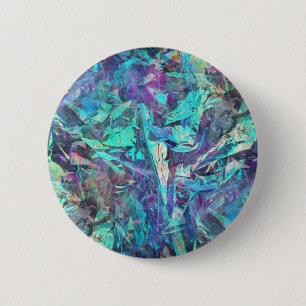 iridescent 6 cm round badge
