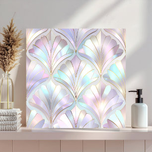 Iridescent Art Deco Fan Pattern ID1175 Ceramic Tile