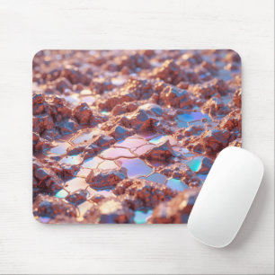 Iridescent Bismuth Surface Mouse Pad