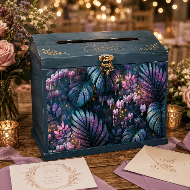 Iridescent Bleeding Heart Botanical Decoupage Tissue Paper (Creator Uploaded)