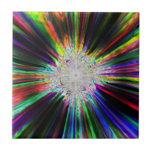 Iridescent Chrome Eleven Ceramic Tile