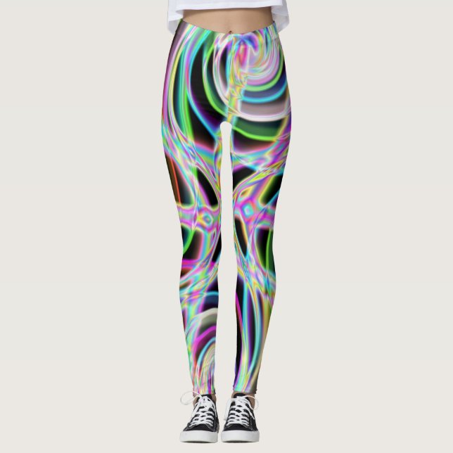 Iridescent Chrome Nine Leggings (Front)