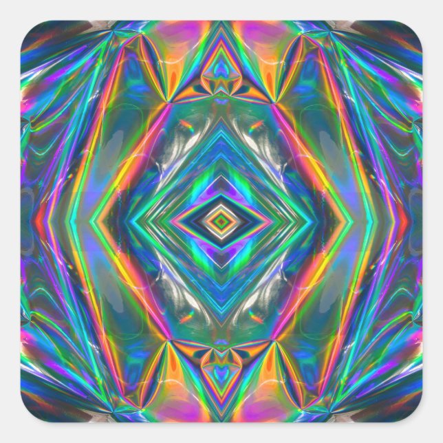 Iridescent Chrome Sticker (Front)