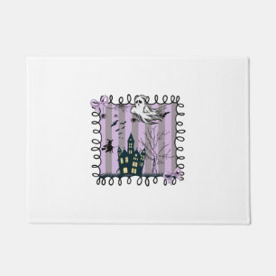 Iridescent Coquette Halloween Doormat