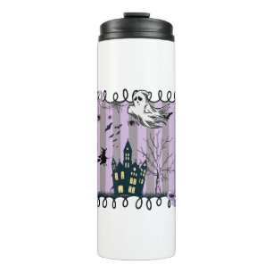 Iridescent Coquette Halloween Thermal Tumbler