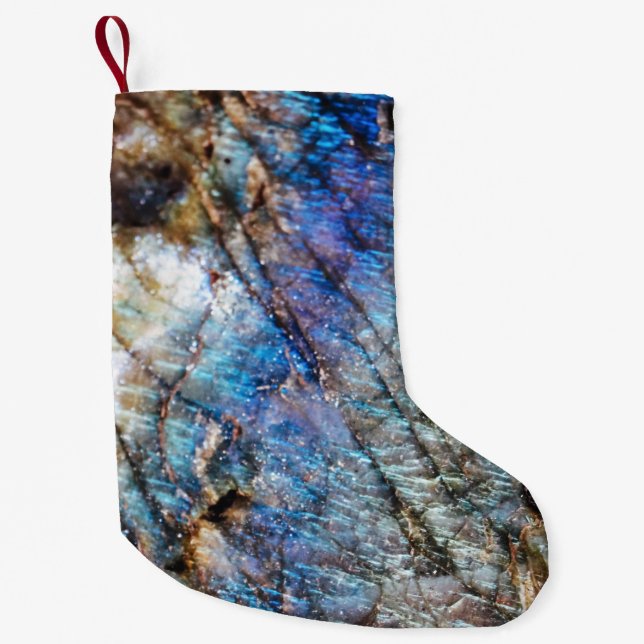 Iridescent Depths Small Christmas Stocking (Front)