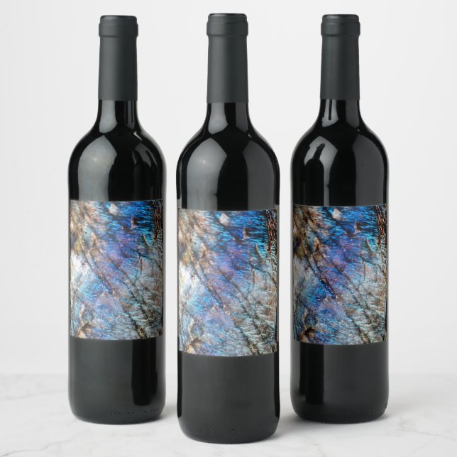 Iridescent Depths Wine Label (Bottles)