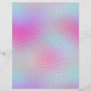 Iridescent Faux Foil Scrapbook Paper No. 17