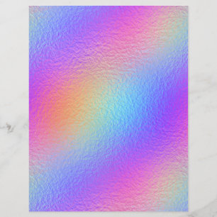 Iridescent Faux Foil Scrapbook Paper No. 22