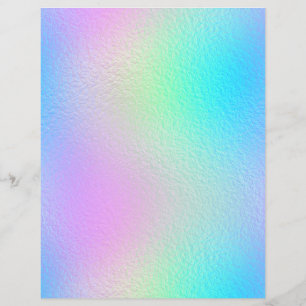 Iridescent Faux Foil Scrapbook Paper No. 28