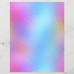 Iridescent Faux Foil Scrapbook Paper No. 31