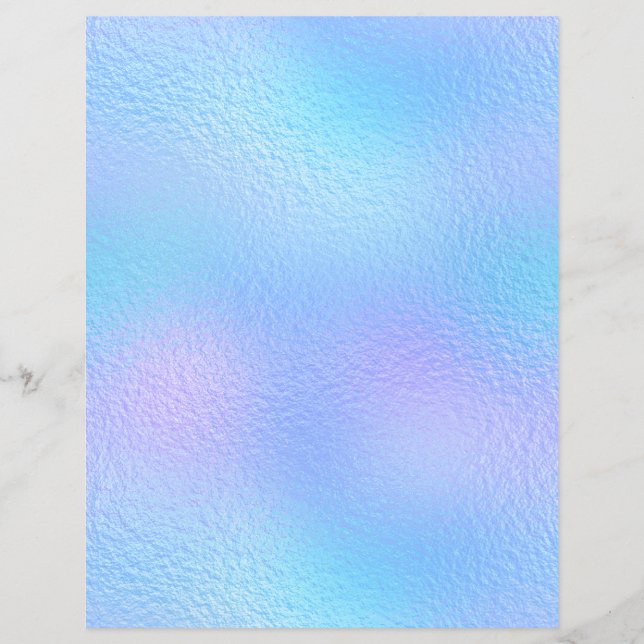 Iridescent Faux Foil Scrapbook Paper No. 32 (Front)