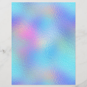 Iridescent Faux Foil Scrapbook Paper No. 42