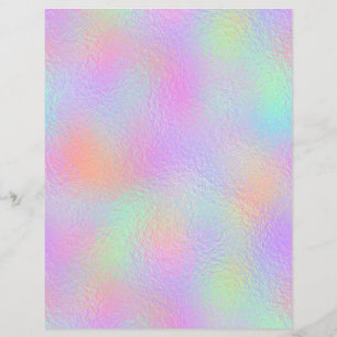 Iridescent Faux Foil Scrapbook Paper No. 59