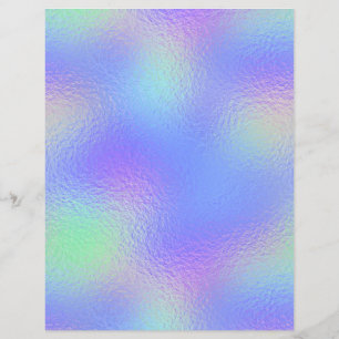 Iridescent Faux Foil Scrapbook Paper No. 69