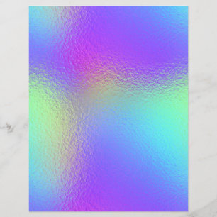 Iridescent Faux Foil Scrapbook Paper No. 70