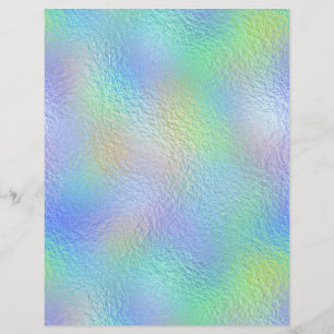 Iridescent Faux Foil Scrapbook Paper No. 75