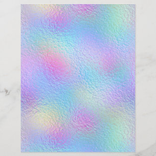 Iridescent Faux Foil Scrapbook Paper No. 76