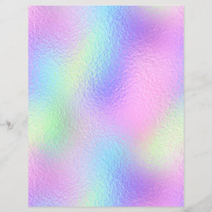Iridescent Faux Foil Scrapbook Paper No. 83