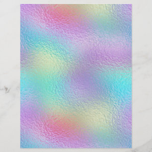 Iridescent Faux Foil Scrapbook Paper No. 84