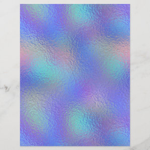Iridescent Faux Foil Scrapbook Paper No. 87