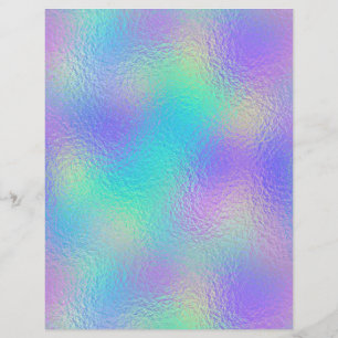 Iridescent Faux Foil Scrapbook Paper No. 89