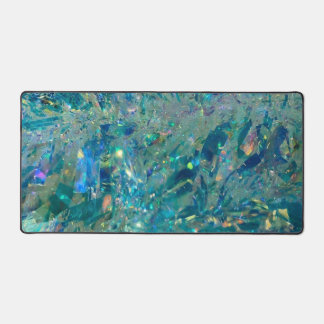 Iridescent Fragments: A Cool Cascade Desk Mat