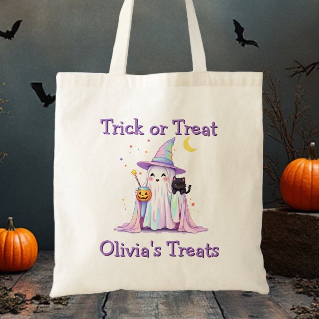 Iridescent Ghost Trick or Treat Bag (Creator Uploaded)