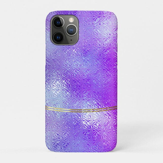 Iridescent glass shiny gold accent Case-Mate iPhone case (Back)