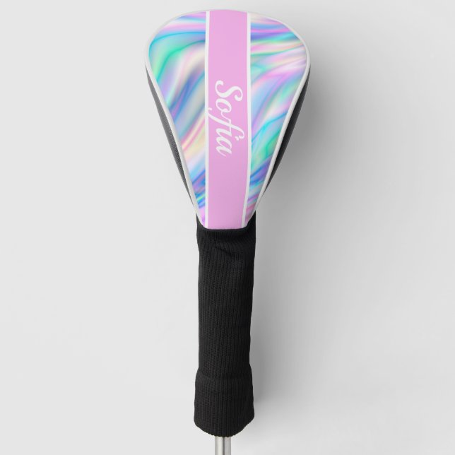 Iridescent   golf head cover (Front)