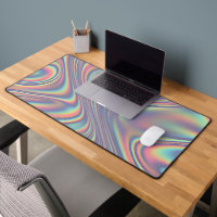 Iridescent Holographic Swirl Texture